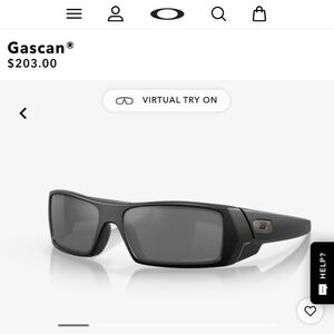 Oakley Black Polarized Sunglasses - Black Iridium Lenses